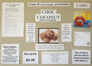 'Chocolate Coconut' student work board