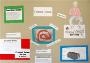 'Caramel Crunch' student work board