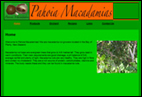 Student website screenshot