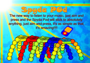 Jasper's 'Spyda Pod' project poster