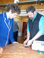 Teachers working with students in the classroom