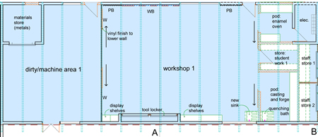 Room T8, 'After' plans