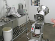 Equipment for preparation of the ingredients