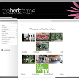 The Herb Farm website