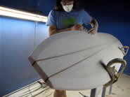 Shaping the board