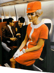 Old stewardess uniforms